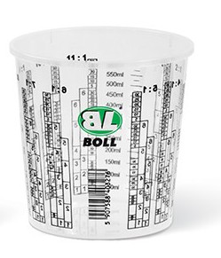 BOLL PLASTOVÉ NÁDOBY SO SCHÉMAROM 650ml