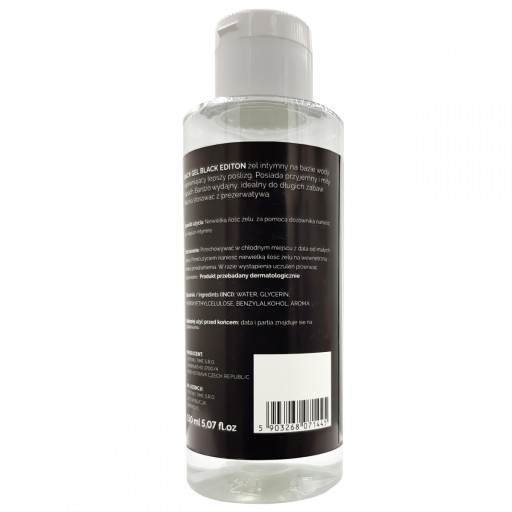PERFEKTNÝ ANÁLNY GÉL na chrbát Gél na chrbát 150ml BLACK EDITION