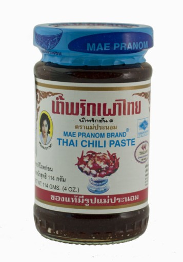 Thajská čili pasta - krevety 114g. Mae Pranom