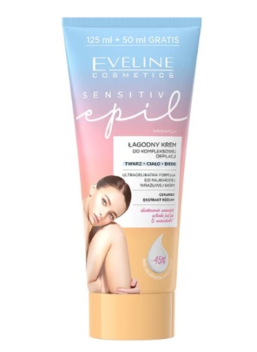Eveline Sensiitiv Epil depilačný krém 175 ml