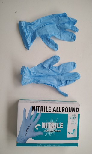 Nitrile Allround nitrilové rukavice veľ M, nebo