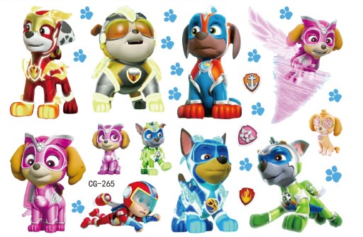 Umývateľné tetovanie pre deti PAW PATROL PAW CG265