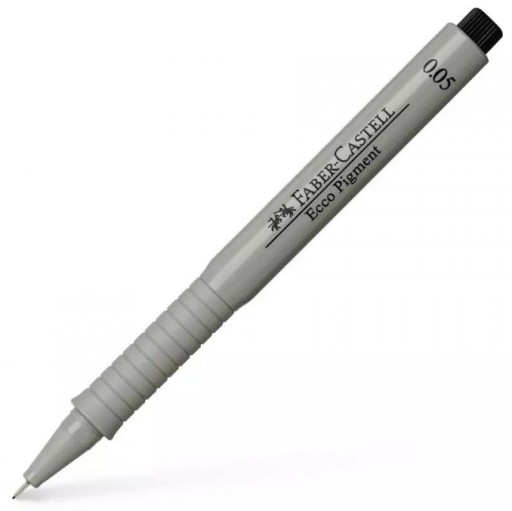 FABER CASTELL Eco Pigment jemná linka 0,05 mm čierna
