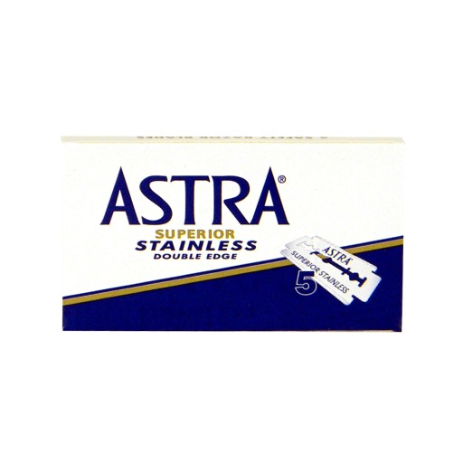 Astra Blue Nerezové žiletky na holenie 5 ks