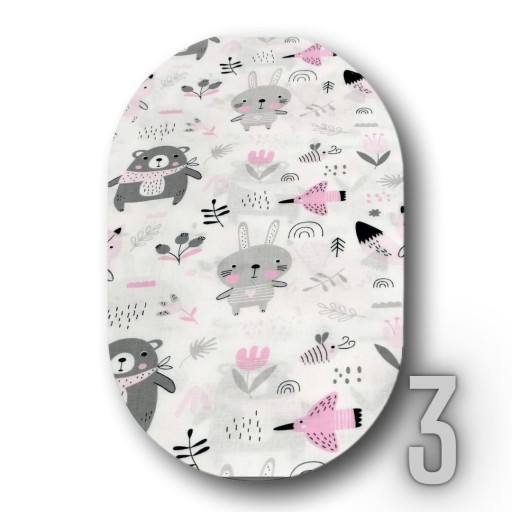 Obliečka do gondolového kočíka s gumičkou Girl Patterns