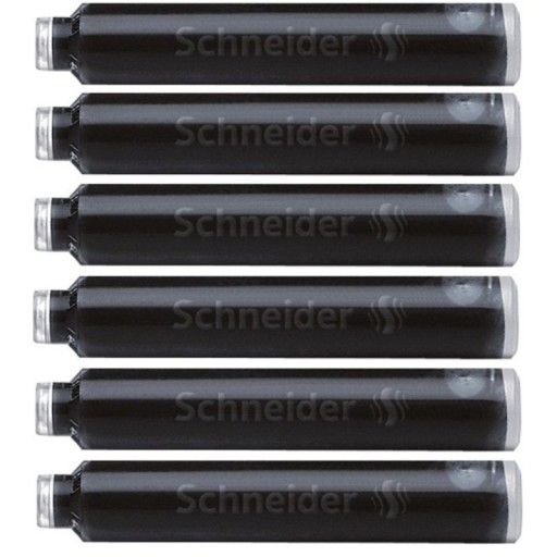 NÁPLŇ NA PERÁ SCHNEIDER 6 KS, ČIERNA