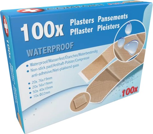 Vodeodolná univerzálna elastická náplasť COMFORT AID x100