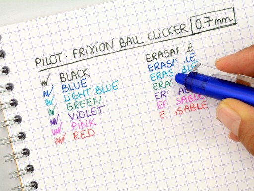 FRIXION CLICKER ružové PILOT stierateľné guľôčkové pero