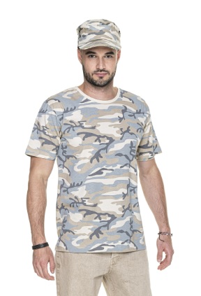 Čiapka CAMO MILITARY VOJENSKÁ BAVLNA, svetlá QUALITY RANGER PROMOSTARS