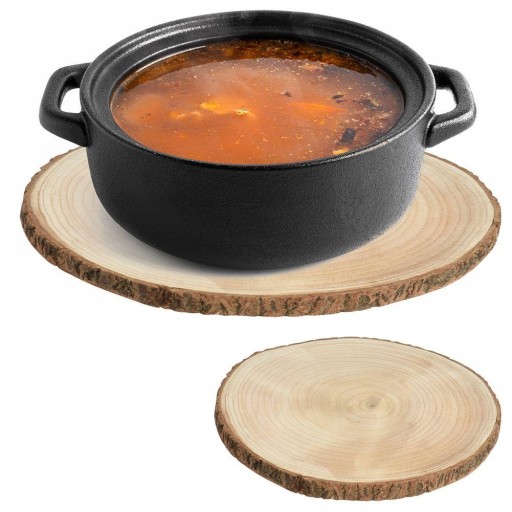 Drevený plátok, drevená podložka pod hrniec