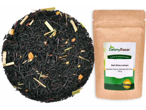 EARL GRY LEMON Unikátny čierny čaj - 50g