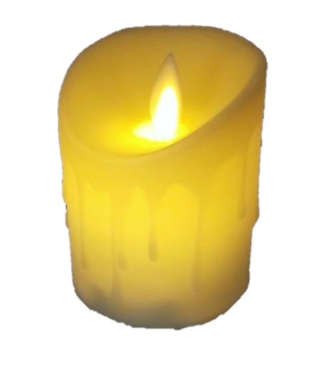 SVIEČKA LED VLOŽKA SVIEČKY POHYBLIVÝ PLAMEŇ 8CM
