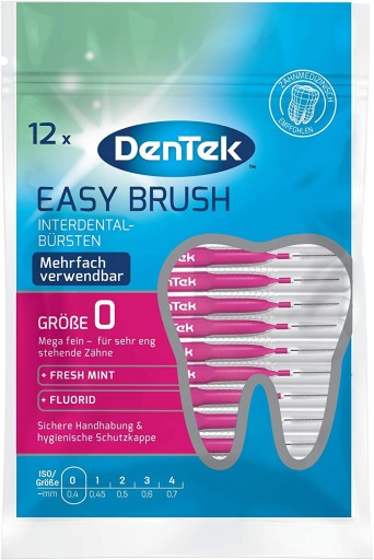 Easy Brush veľkosť 0, medzizubné kefky 12 ks.