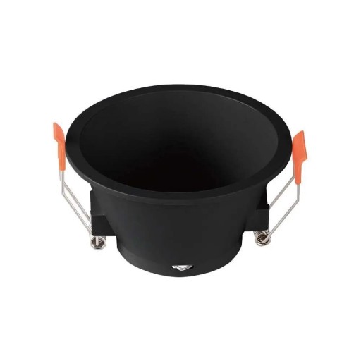V-TAC GU10 očko zapustené hlboké okrúhle čierne VT-925 3-ročná záruka