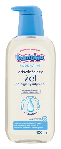 Bambino Osviežujúci gél na intímnu hygienu 400ml