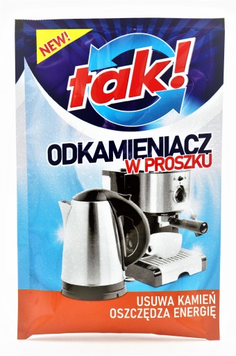 ODVÁPŇOVAČ na kuchynské spotrebiče Varná kanvica Kávovar na espresso v prášku Áno 40 g