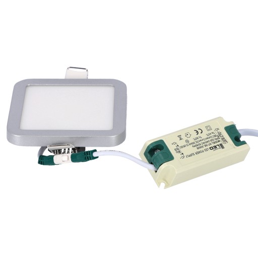 STROPNÝ STROP pod omietku LED 6W STRIEBORNÁ
