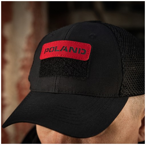 PATCH POLAND LASER suchý zips M-Tac 25x80 ČERVENÝ