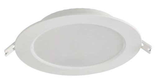 LED stropné svietidlo, zápustné, zápustné, 12W, 1200lm, 4000K, biele