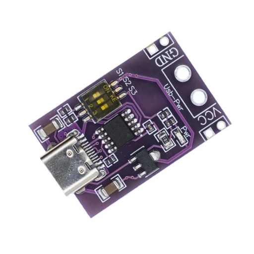 Testovací modul rýchleho nabíjania QC/PD USB-C 5V, 9V, 12V, 15V, 20V