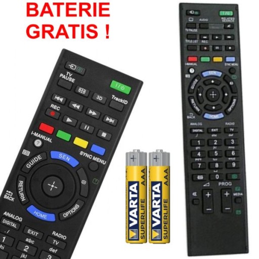 DIAĽKOVÉ OVLÁDANIE pre inteligentné televízory SONY a staršie modely