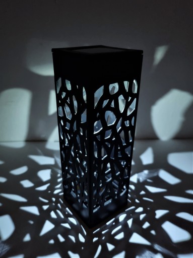 Solárny stĺpik, solárne LED záhradné svietidlo, 28 cm, súmrakový senzor