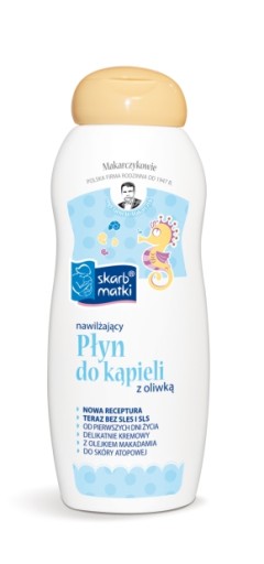 Mother's Treasure hydratačný kúpeľ do kúpeľa s olivovým olejom pre deti a dojčatá 400 ml