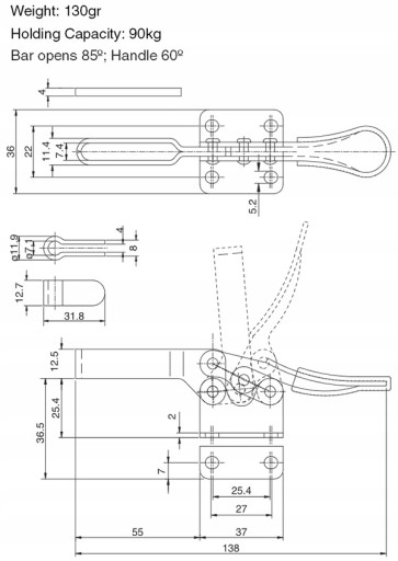 SVORKA SVORKA RÝCHLOUPÍNACIA SVORKA LD-201B 90kg