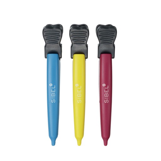 SIBEL DOLPIN Spony so silnou svorkou 11cm 3 ks