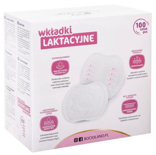 Super absorpčné prsné vložky 100 ks. Bocioland