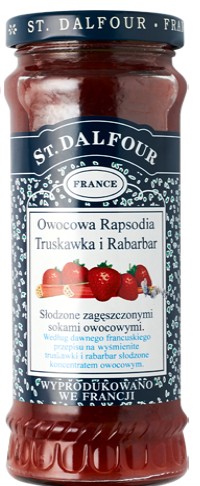 Ovocný džem Rhapsody jahoda a rebarbora 284 g ST. DALFOUR
