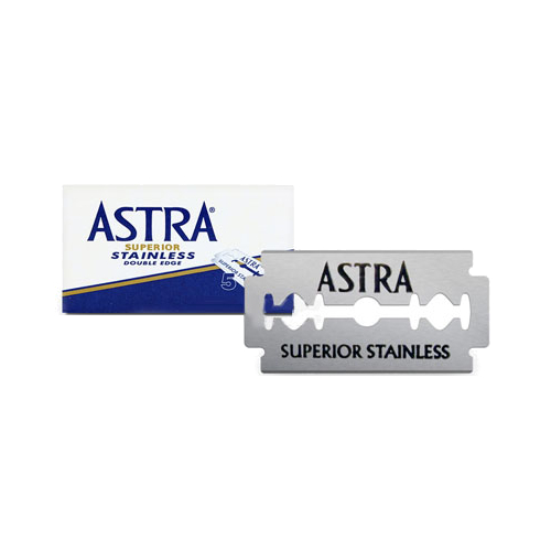 Astra - žiletky pre holiaci strojček Blu Superior Stainless
