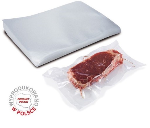 Vákuové sáčky na balenie potravín do komorových strojov 20x20cm 100ks
