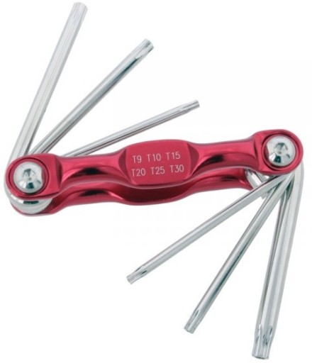 TORX ALLEN KEYS VRECKOVÝ Nôž T9-T30MM EMARK