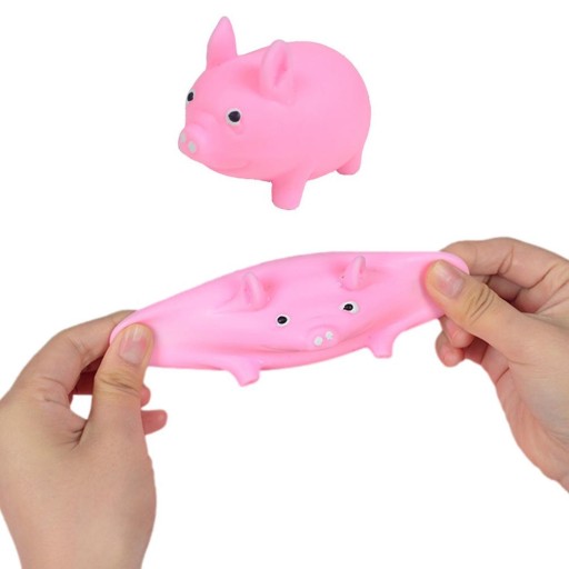 ANTISTRESOVÁ HRAČKA GNIOTEK SQUISHY FARBY PRASIATKA ANTISTRESOVÁ PRE DETI