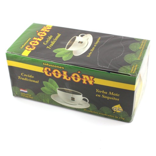 Yerba Mate vo vrecúškach Colon Cocido Tradicional 25x 2,5g vrecúška