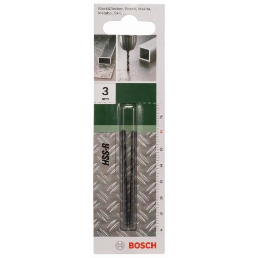 Bosch HSS-R vrták do kovu 3,0x33x61 bal 2 ks