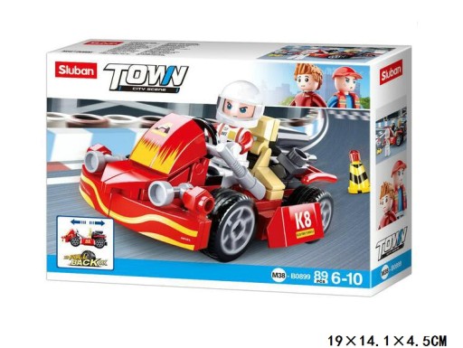 SLUBAN BLOKY GOKART AUTO MESTSKÉ AUTO S POHONOM