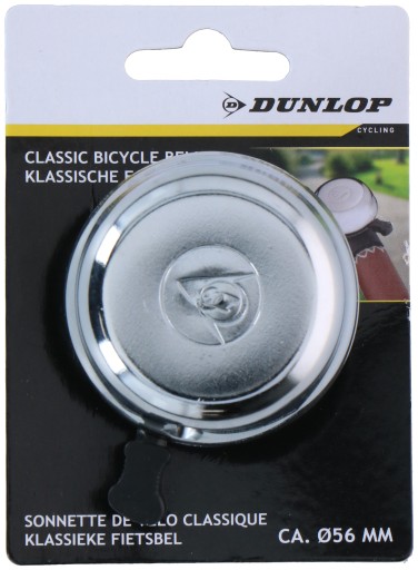 CLASSIC SILVER DUNLOP BIKE ZVON 52mm