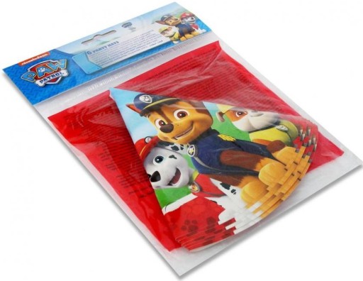 Paw Patrol čiapky Paw Patrol 6 kusov Chase