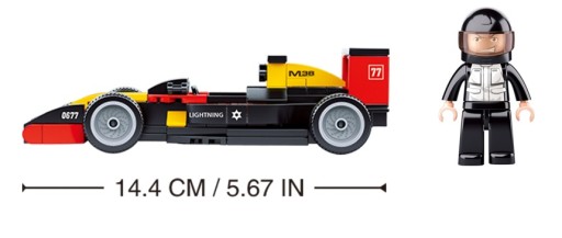 SLUBAN BLOCKS GOKART RACING AUTA FORMULE 1 F1