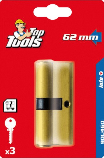 Profilová vložka pre zámok 62 mm 31/31, 3 kľúče