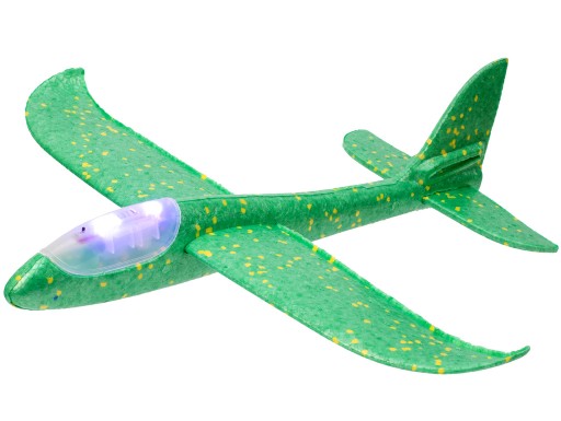 STYROPENOVÝ LIETADOVÝ KLUZÁK 47 CM SO SVIETIACI LED