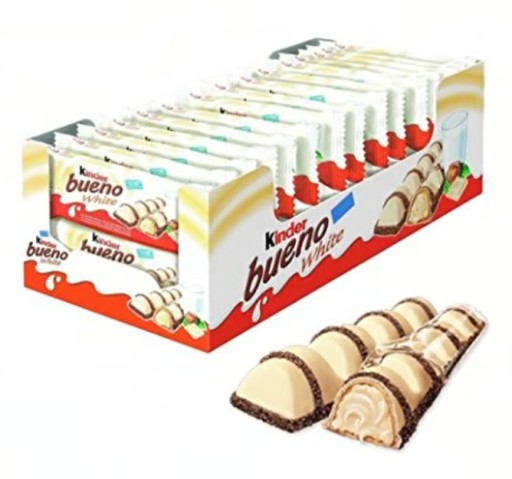 Kinder Bueno White oblátky 1ks x 39g biela tyčinka Ferrero pre deti