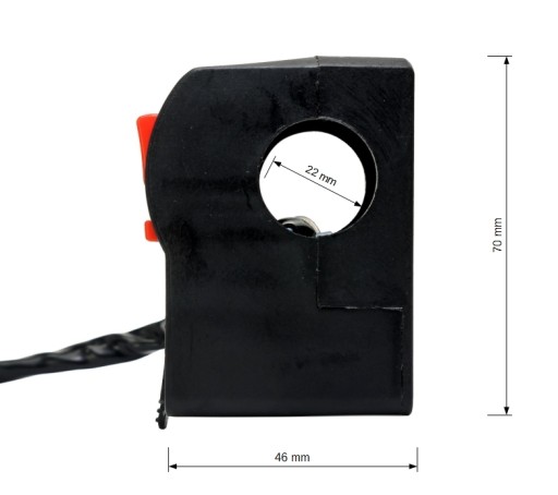Vypínač s USB nabíjačkou 5V DC 2A