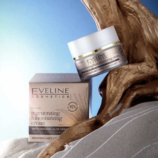 Krém na tvár Eveline Cosmetics Organic Gold