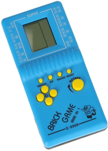 Elektronická hra Tetris 9999v1 modrá