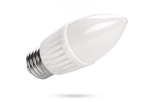 LED ŽIAROVKA C37 E27 VÝKON 10W SVIETOSŤ 800lm HRUBÝ ZÁVIT STUDENÁ FARBA 6000K