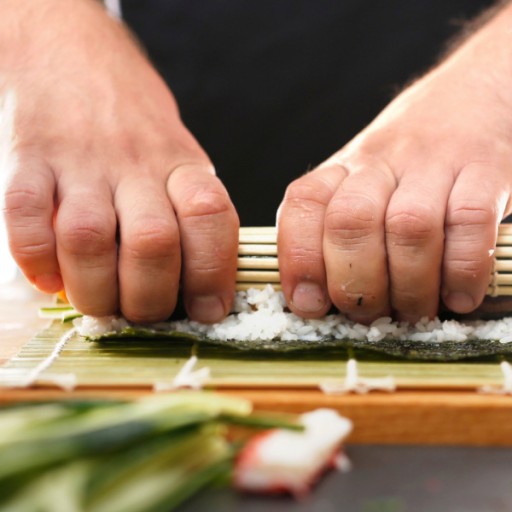 Asia Kitchen Bambusová podložka na sushi 27x27cm