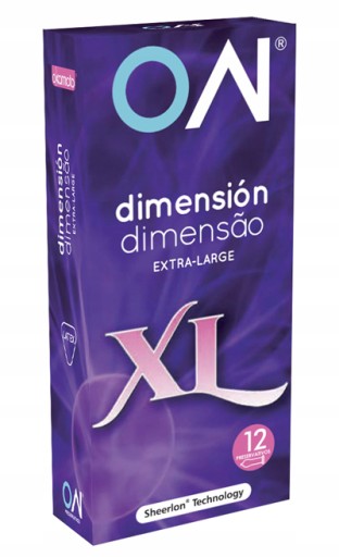 OKAMOTO ON Kondómy zväčšené XL 12 ks.